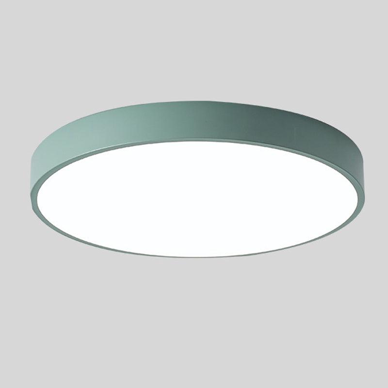 Scandinavian Ceiling Light – Round Wooden Design – Macaron Style –  Warm Light