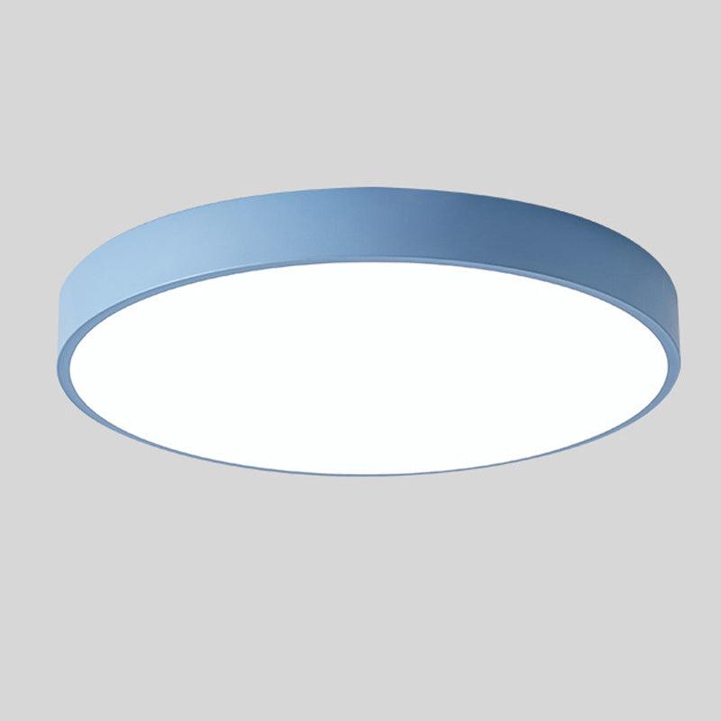 Scandinavian Ceiling Light – Round Wooden Design – Macaron Style –  Warm Light