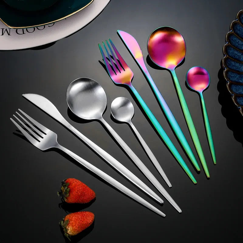 Set Of 30 Stainless Steel Cutlery Set