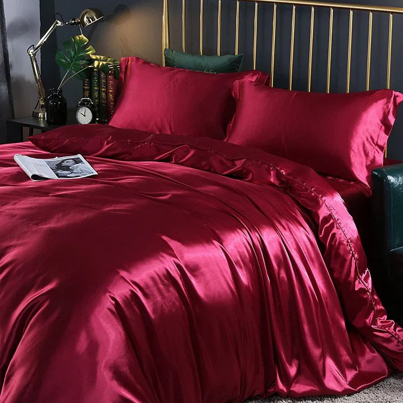 Set Of 4 Machine-Washable Duvet Cover
