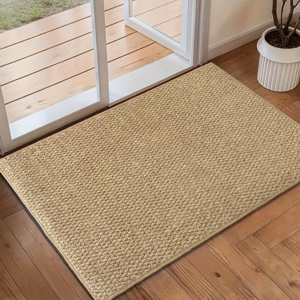 Non-Slip Soft Absorbent Jute-Style Door Mat