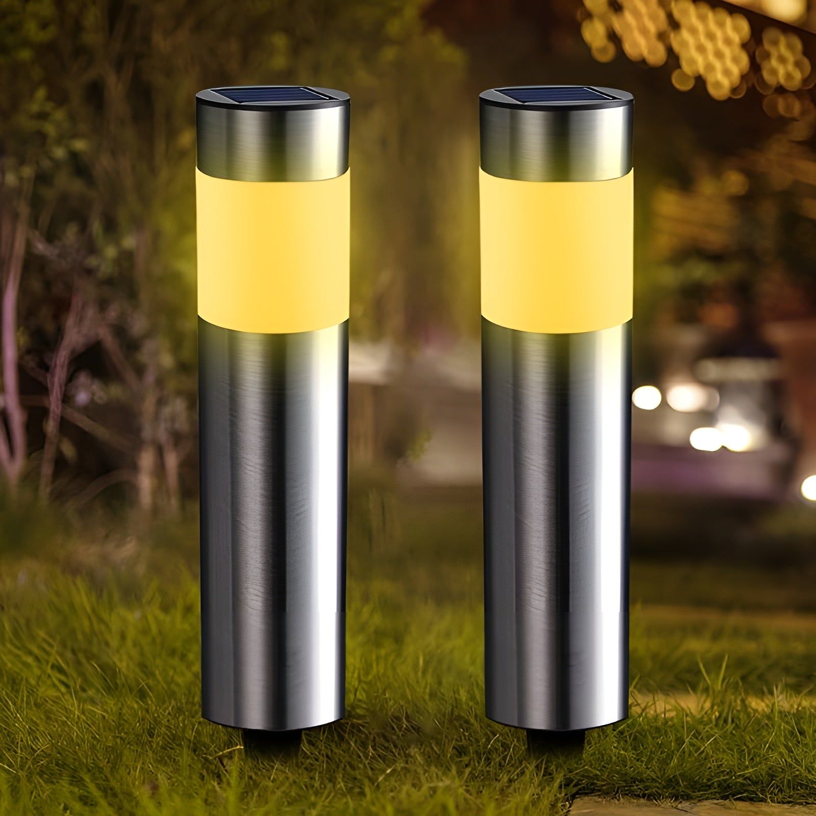Solar LED Garden Lights for Modern Outdoor Home and Decor