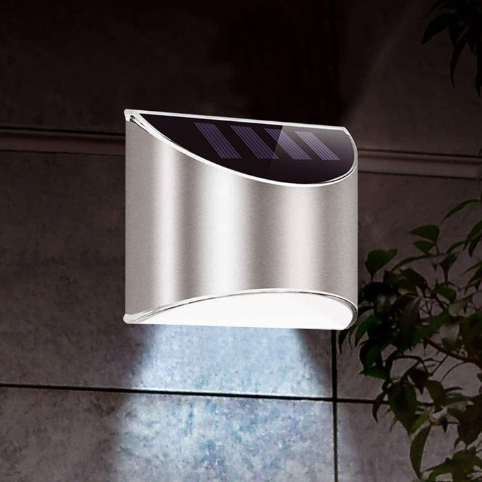 Solar LED Outdoor Wall Light for Garden Lawn and Garden Path