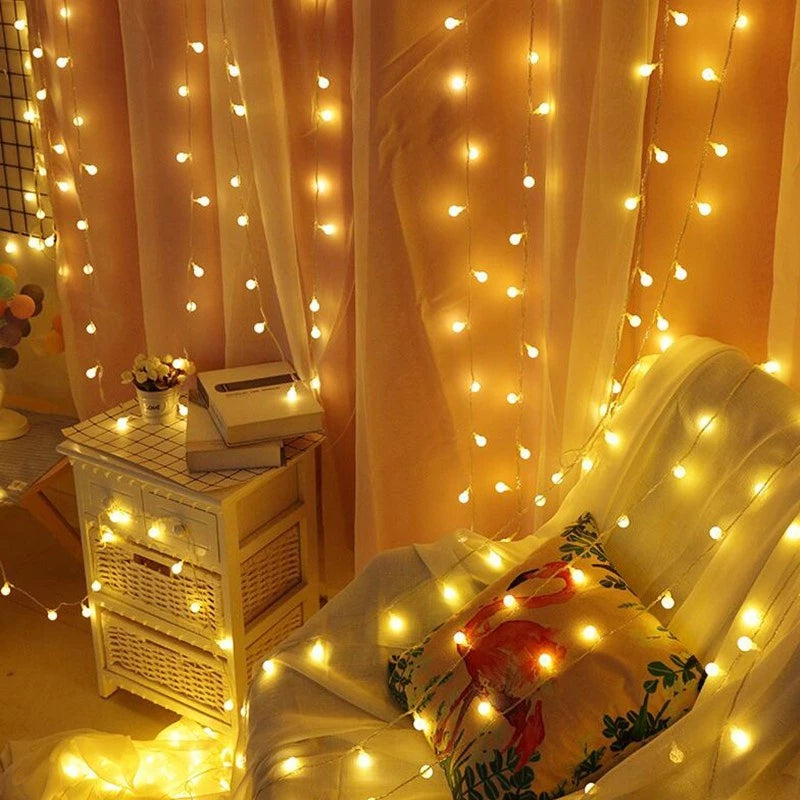 Solar Powered Outdoor String Lights – Colorful LED Fairy Lights with Weatherproof Design for Gardens and Parties