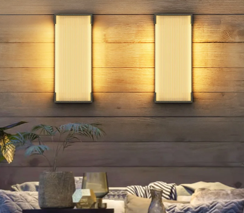 Solar Powered Outdoor Wall Lamp for Garden and Exterior Lighting