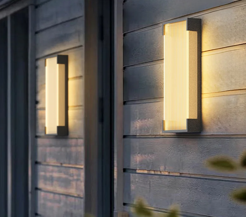 Solar Powered Outdoor Wall Lamp for Garden and Exterior Lighting