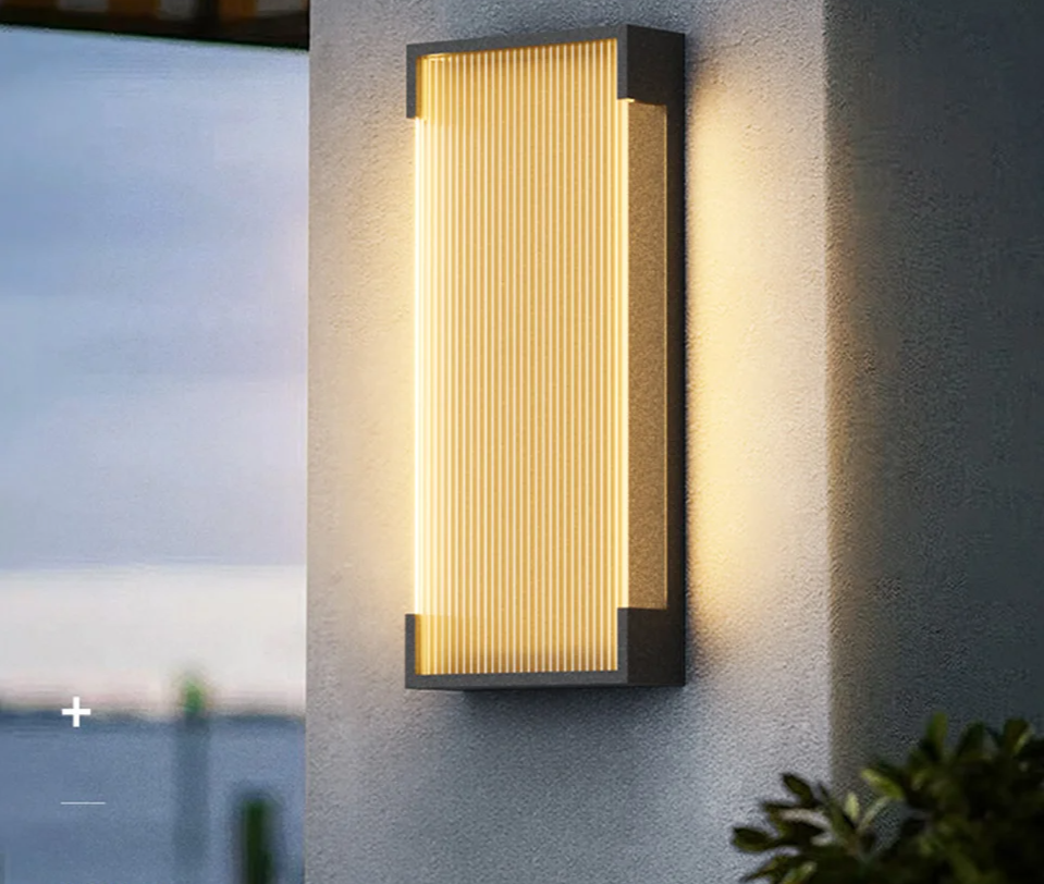 Solar Powered Outdoor Wall Lamp for Garden and Exterior Lighting