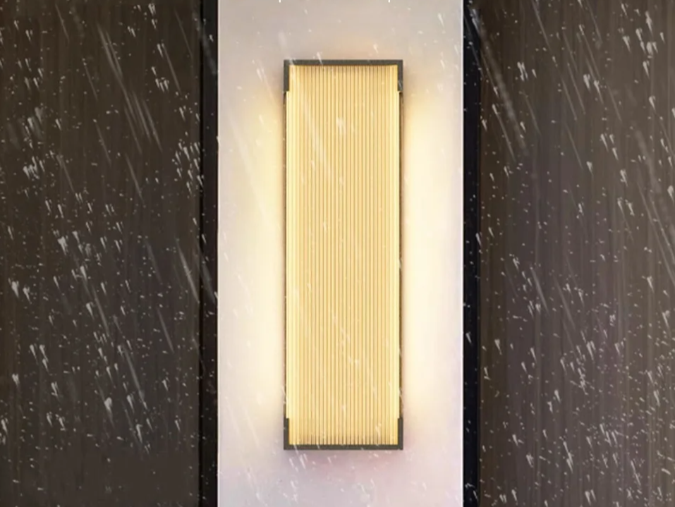 Solar Powered Outdoor Wall Lamp for Garden and Exterior Lighting