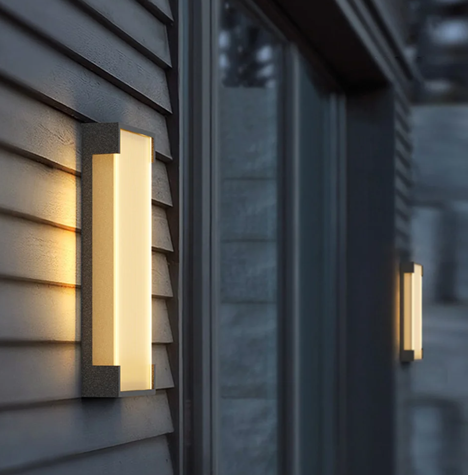 Solar Powered Outdoor Wall Lamp for Garden and Exterior Lighting