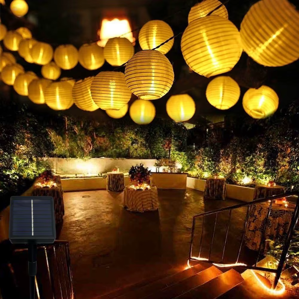 Solar Lantern String Lights