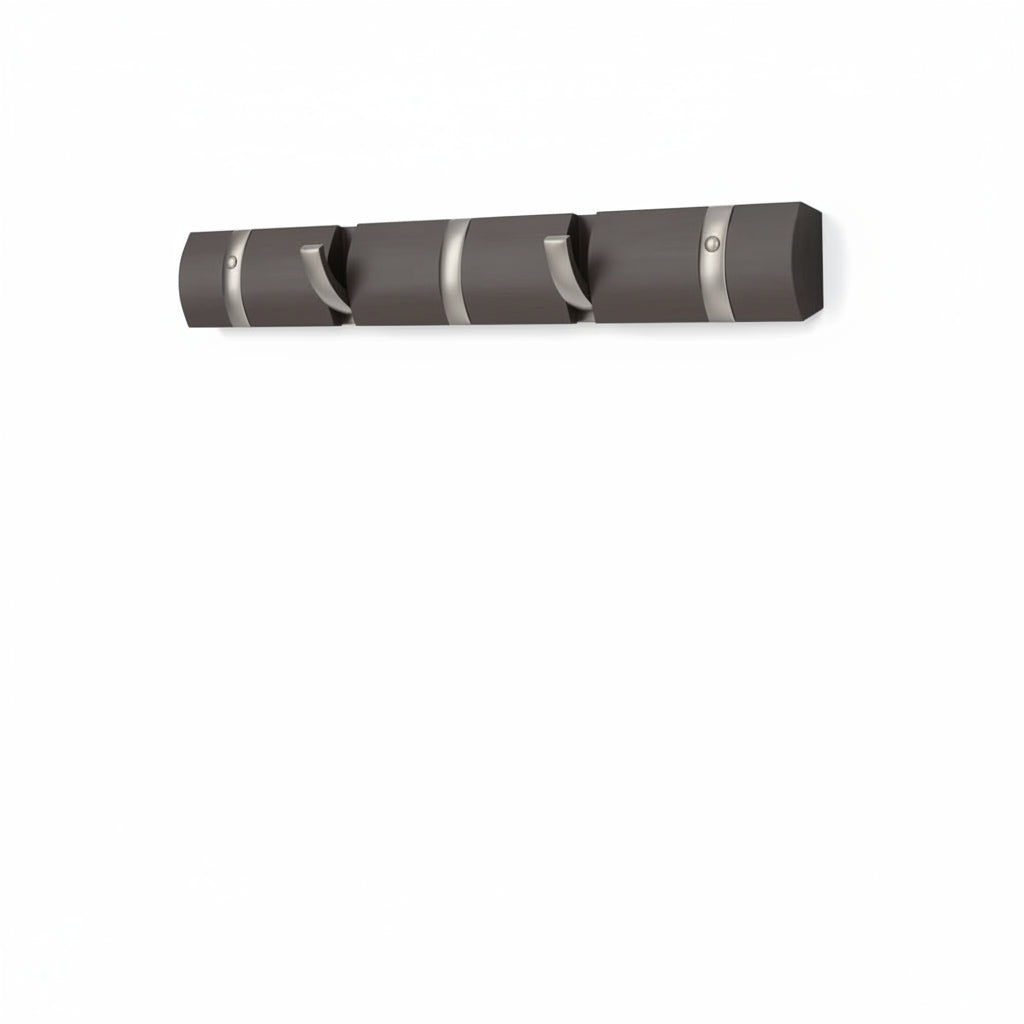 Space-Saving Hanger for Coats, Towels and Clothing