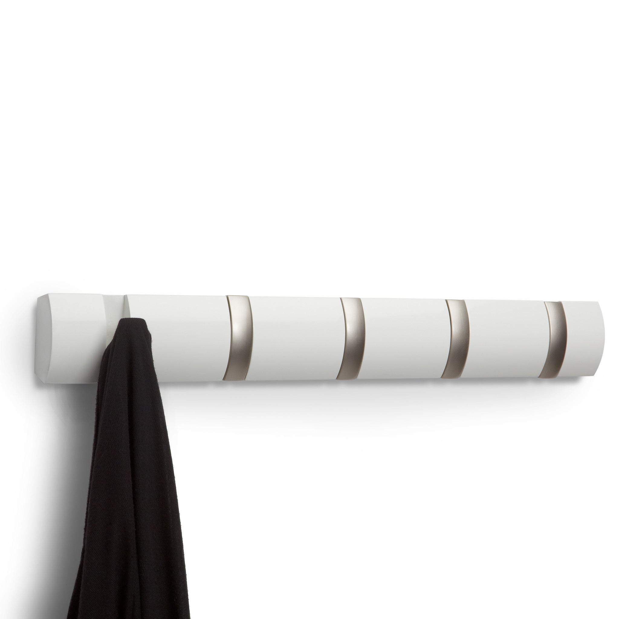 Space-Saving Hanger for Coats, Towels and Clothing