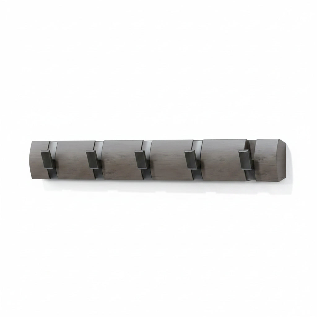 Space-Saving Hanger for Coats, Towels and Clothing