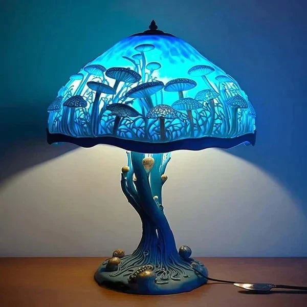 Stained Glass Table Lamp for a Magical Ambience