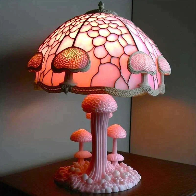 Stained Glass Table Lamp for a Magical Ambience