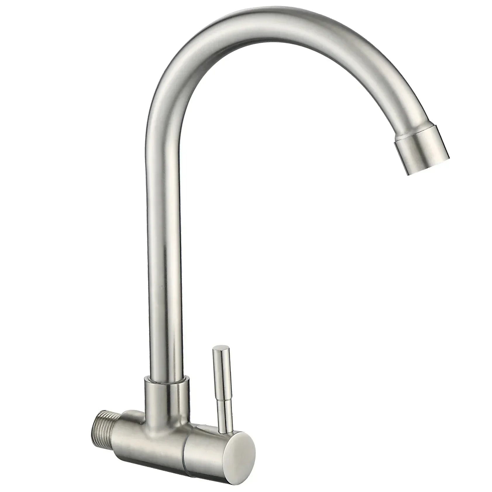 Stainless Steel Rotating Wall-Mounted Kitchen Faucet