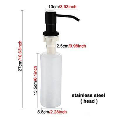 Stainless Steel Soap Dispenser