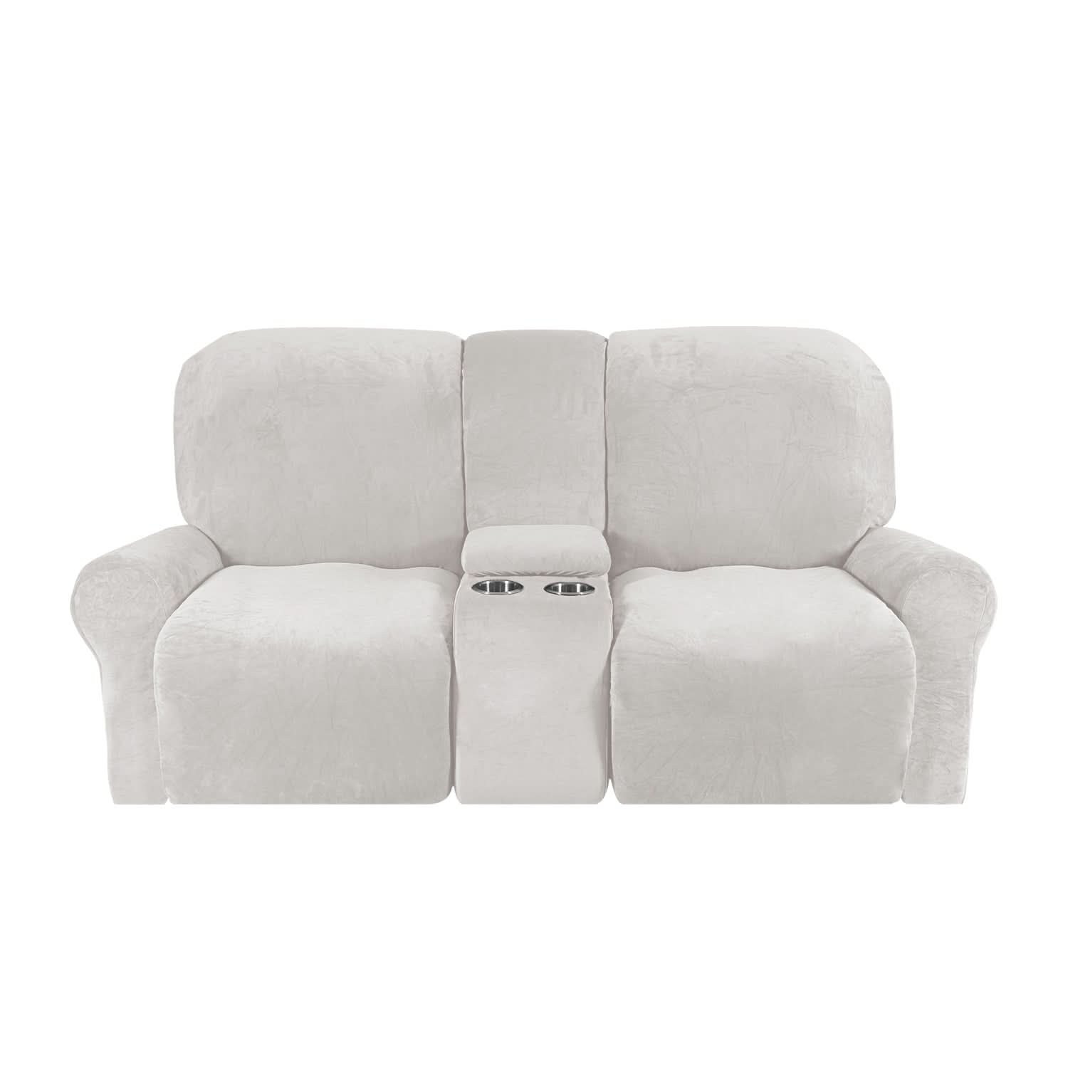 Stretch-Fit Non-Slip Machine-Washable Recliner Cover
