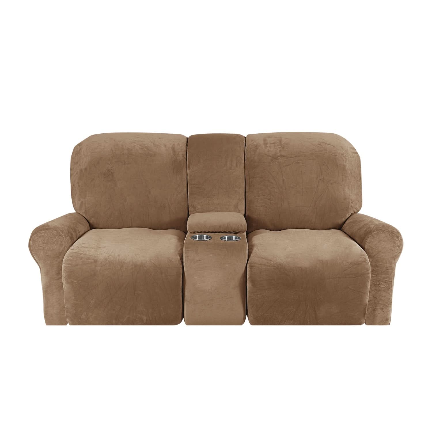 Stretch-Fit Non-Slip Machine-Washable Recliner Cover