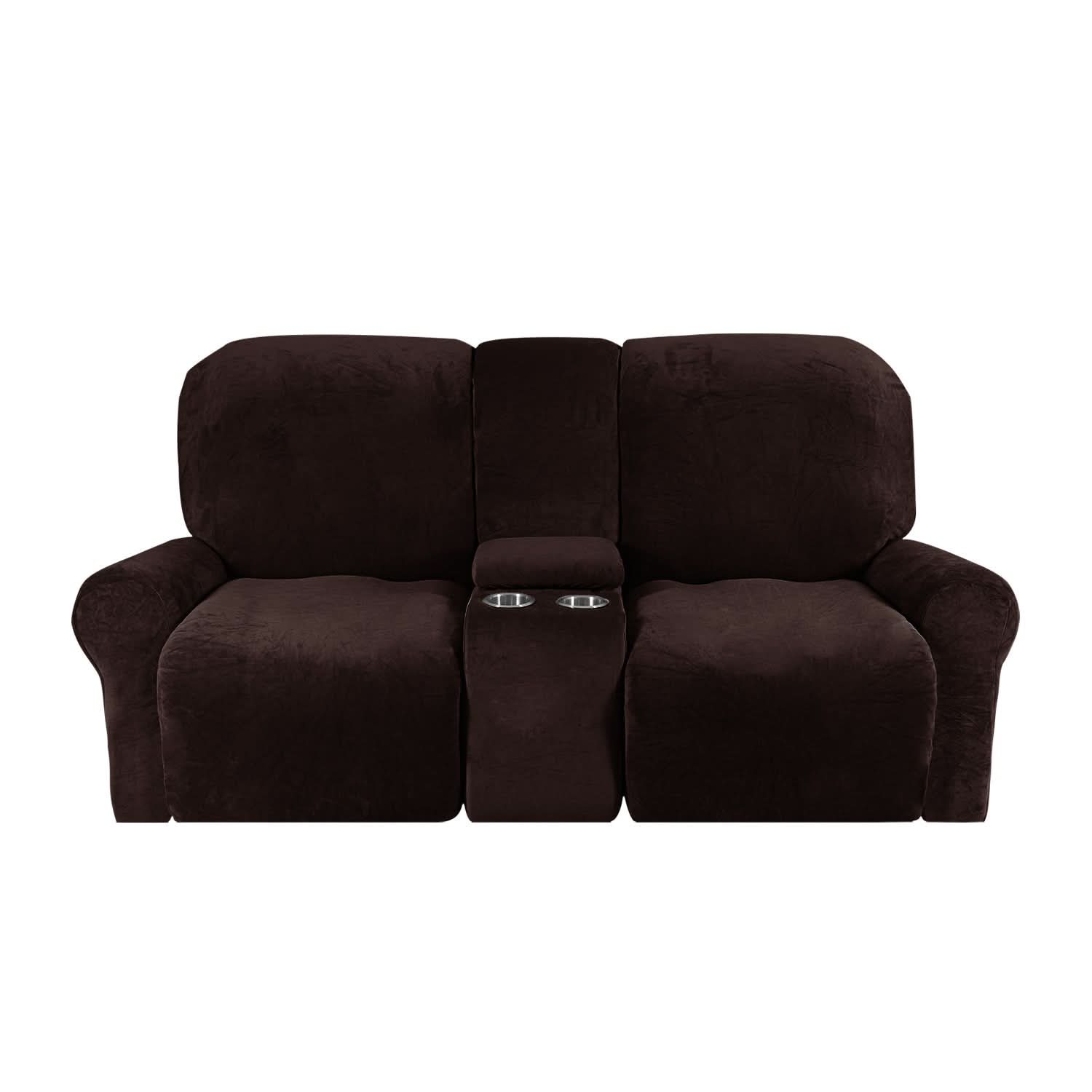 Stretch-Fit Non-Slip Machine-Washable Recliner Cover