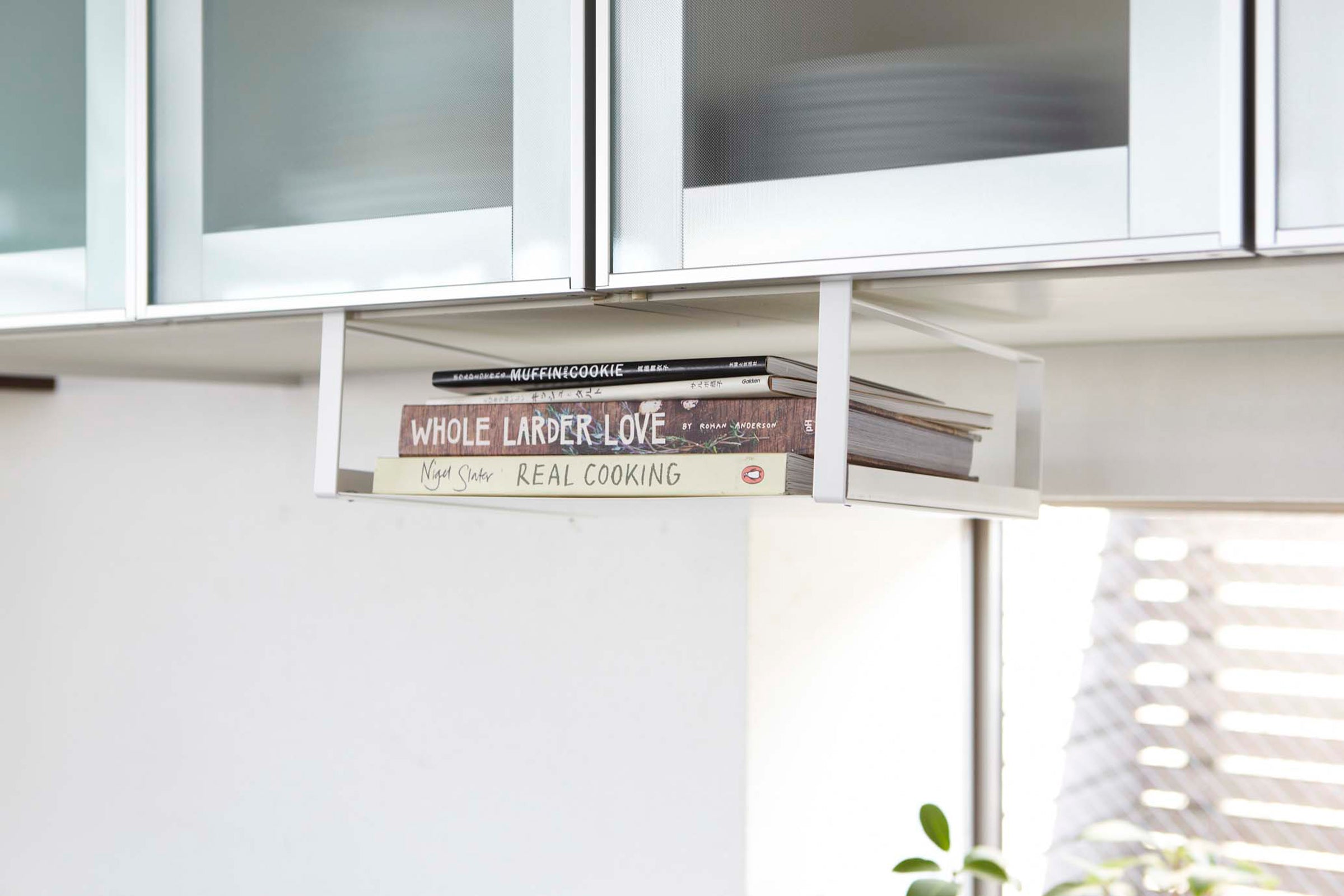 Stylish Stainless Under-Shelf Organizer