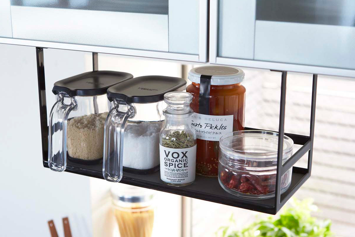 Stylish Stainless Under-Shelf Organizer