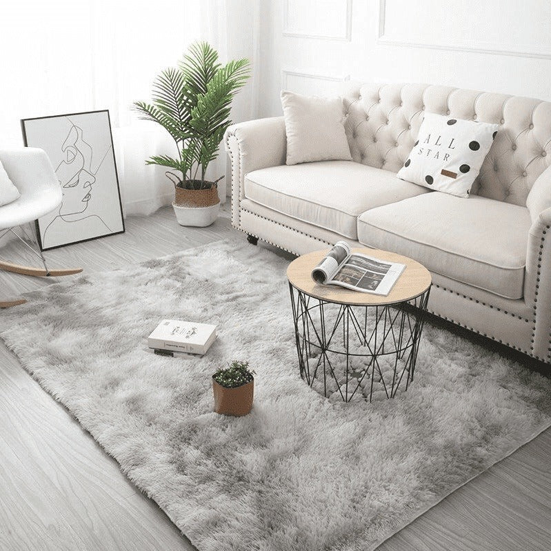 Non-Slip Tie-Dye Rug with Memory Foam