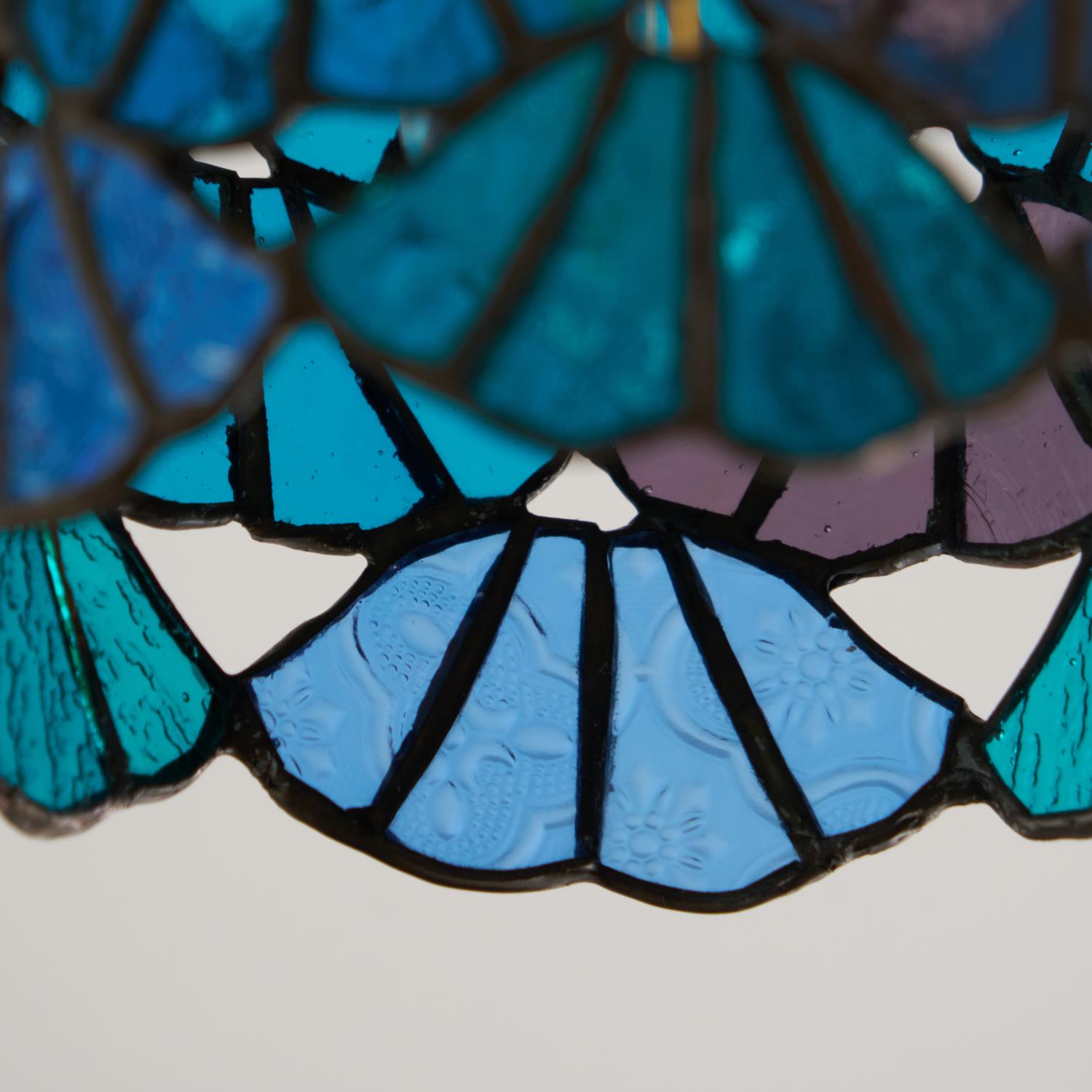 Tiffany-Style Ceiling Lamp for Decorative Home Spaces