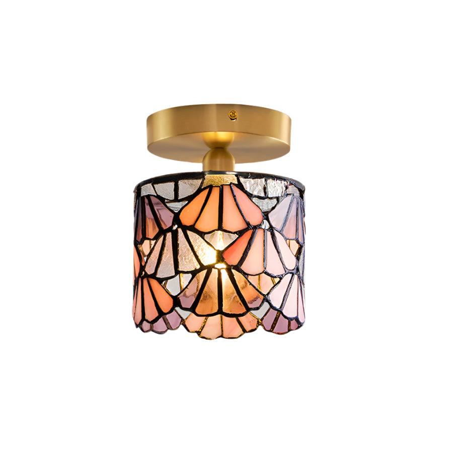 Tiffany-Style Ceiling Lamp for Decorative Home Spaces