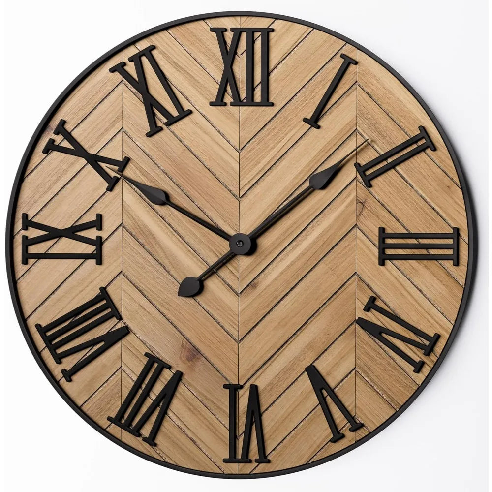 Traditional Wall Clock with Roman Numerals
