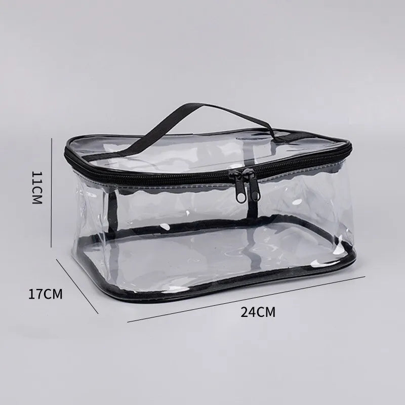 Transparent Mesh Toy Storage Bag with Zipper, Large Capacity Organizer for Toys, Puzzles and Building Blocks