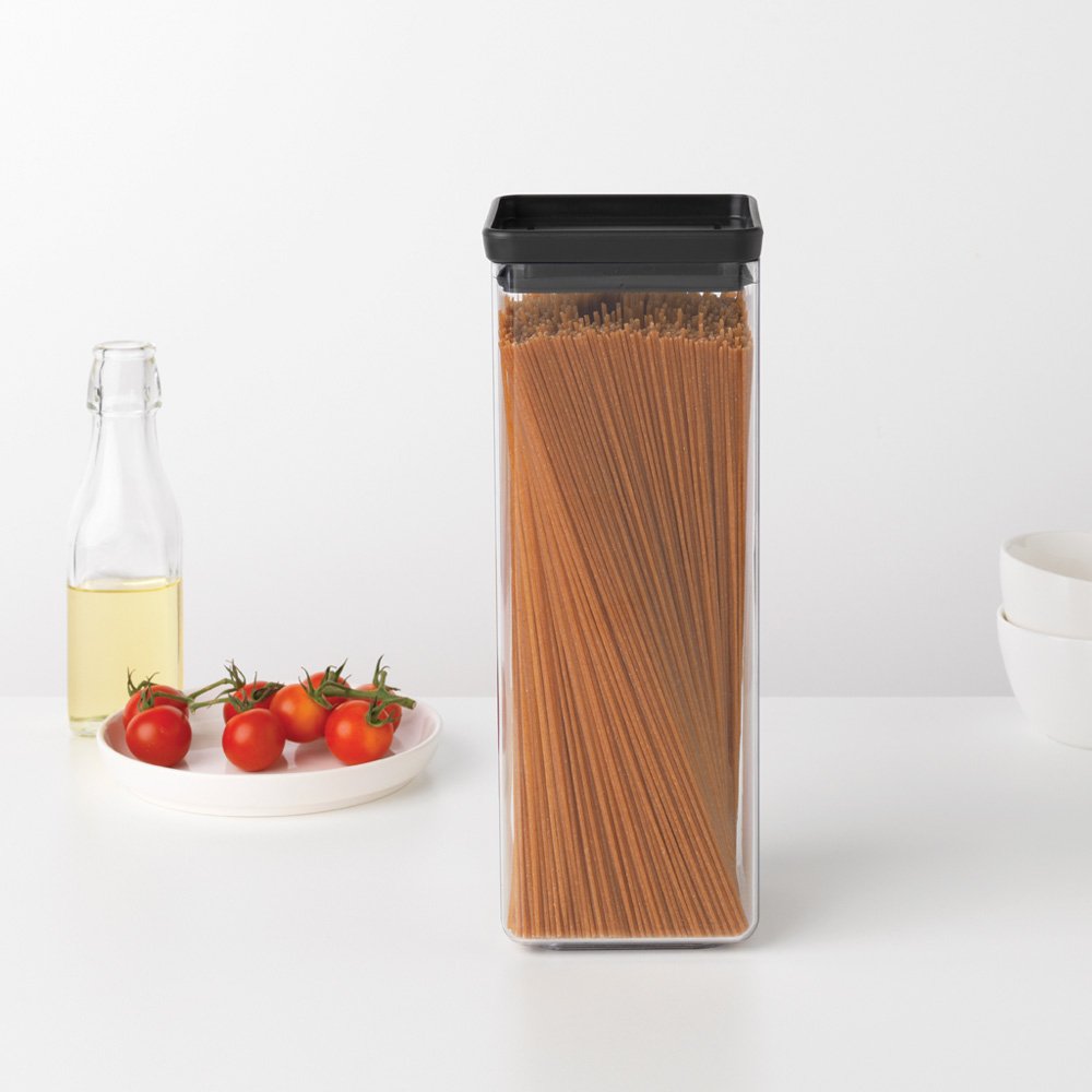 Transparent Plastic Containers with Silicone Seal, Mixed Sizes