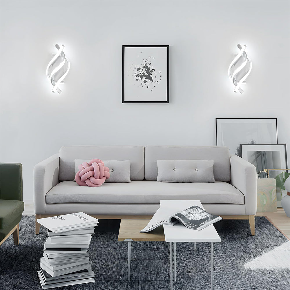 Twisted Shape LED Wall Lamp