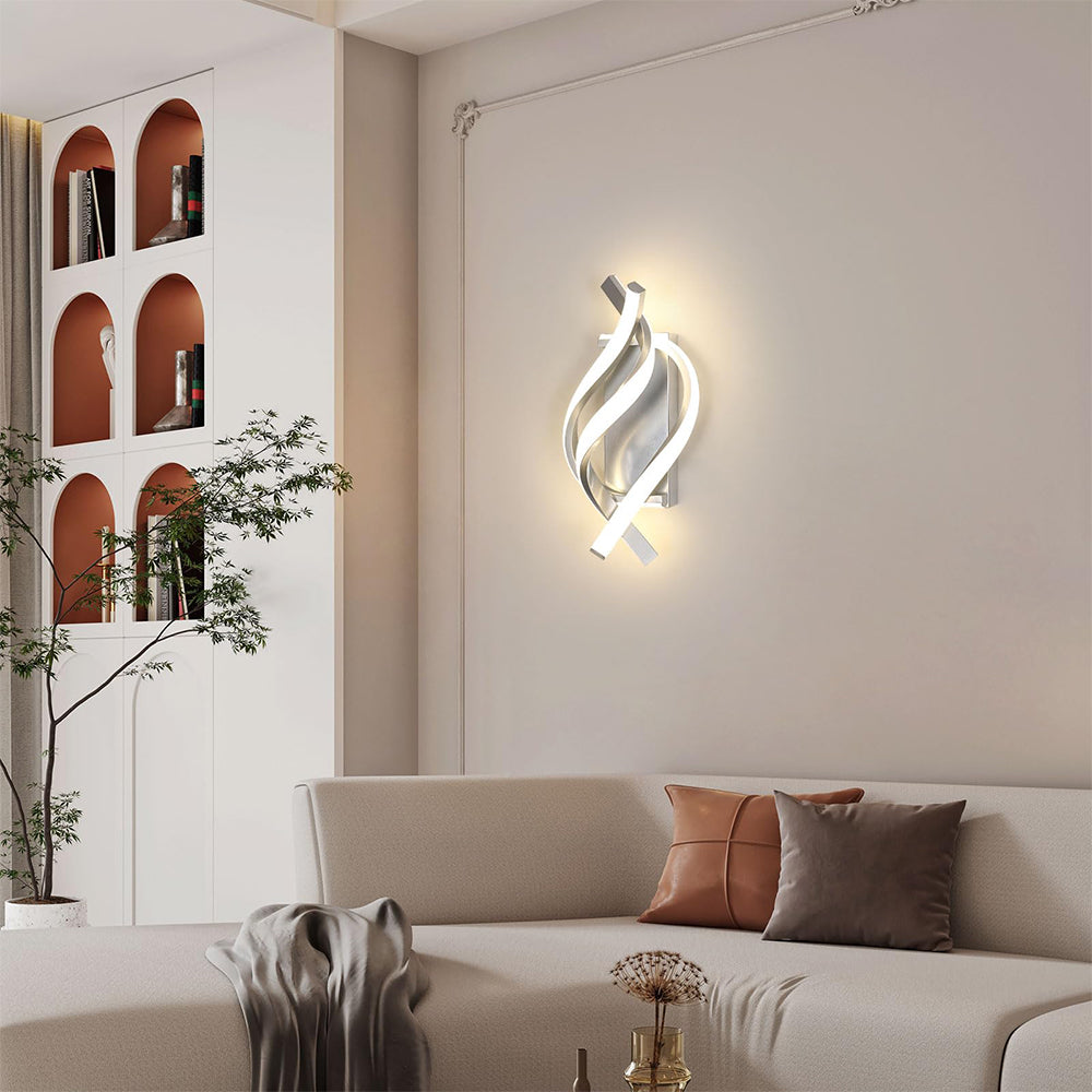 Twisted Shape LED Wall Lamp