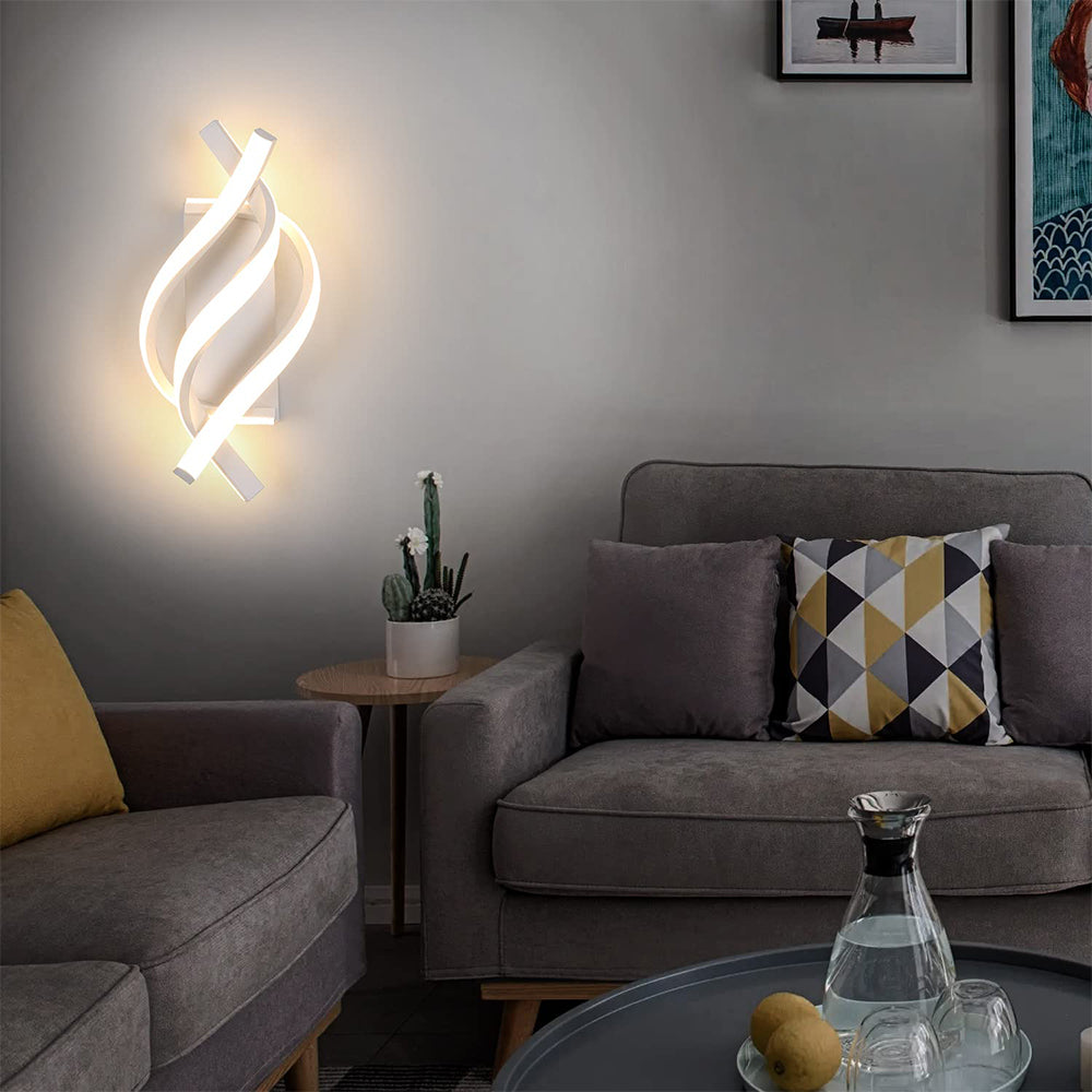 Twisted Shape LED Wall Lamp