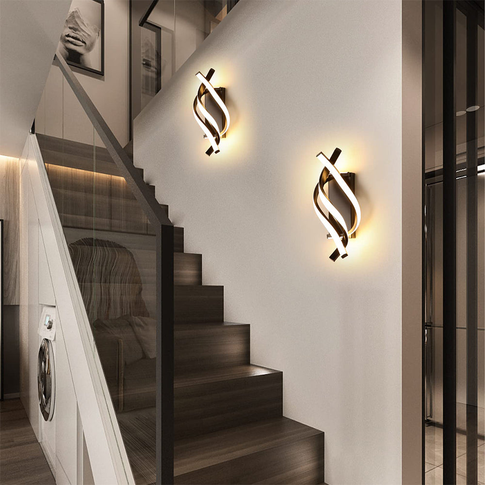Twisted Shape LED Wall Lamp
