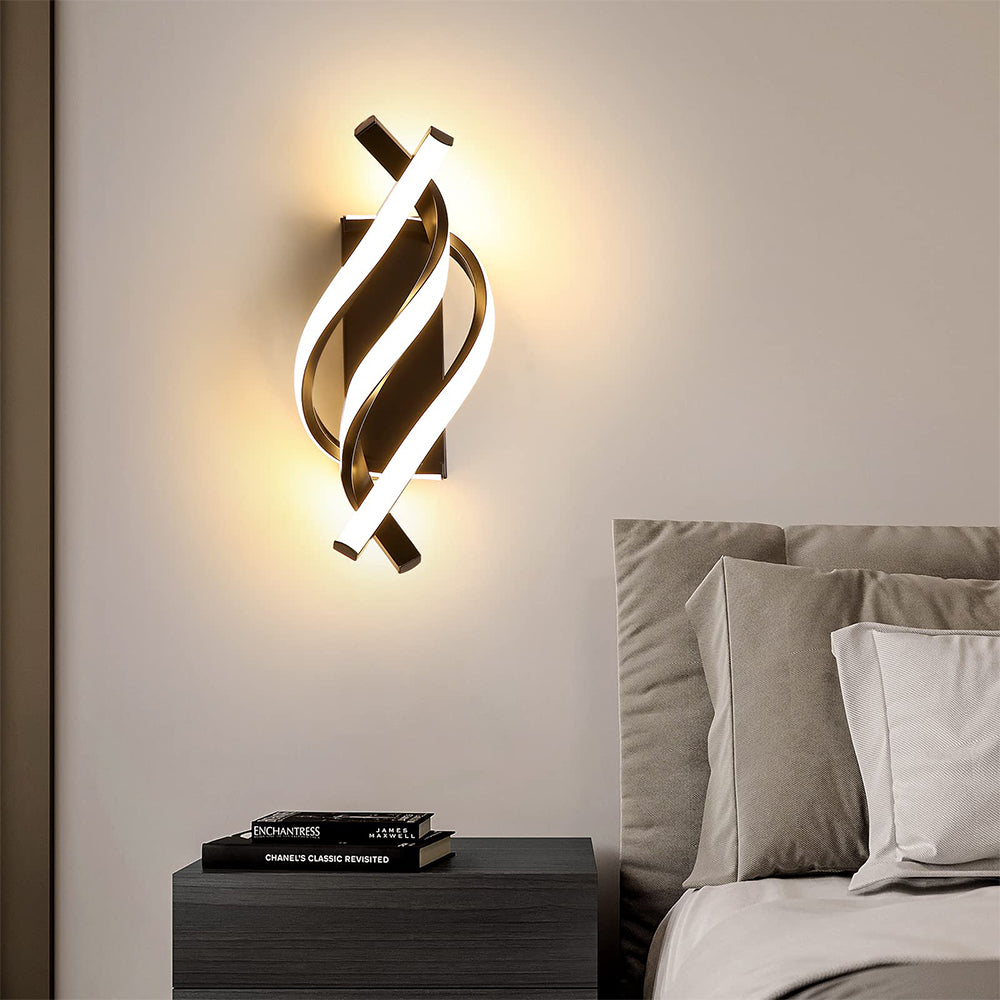 Twisted Shape LED Wall Lamp