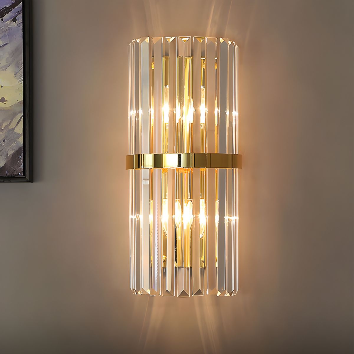 Wall-Mounted Crystal Indoor Lamp