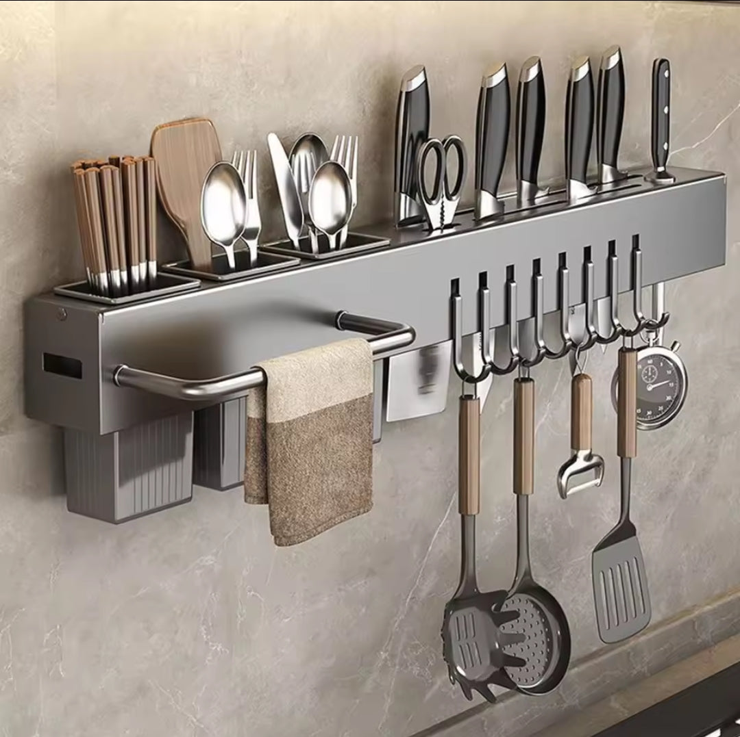 Wall-Mounted Holder Cutlery Organizer