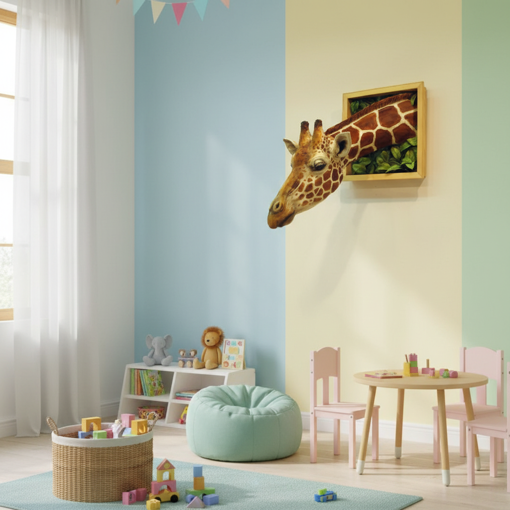 Wall-Mounted Led-Lit Hanging 3d Wall Decor