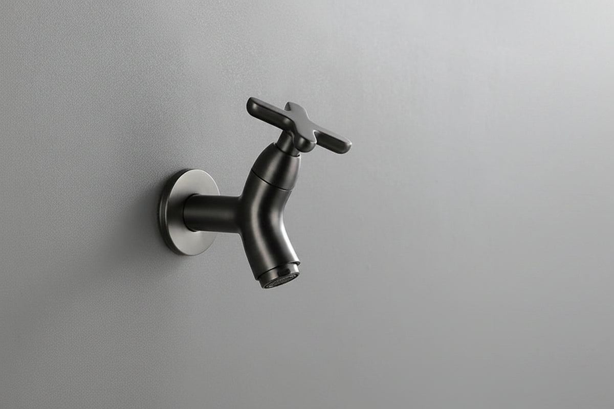 Wall-Mounted Cold Water Tap