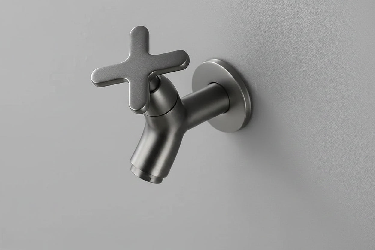 Wall-Mounted Cold Water Tap
