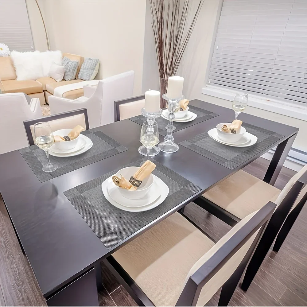 Washable Non-Slip Woven Table Mats