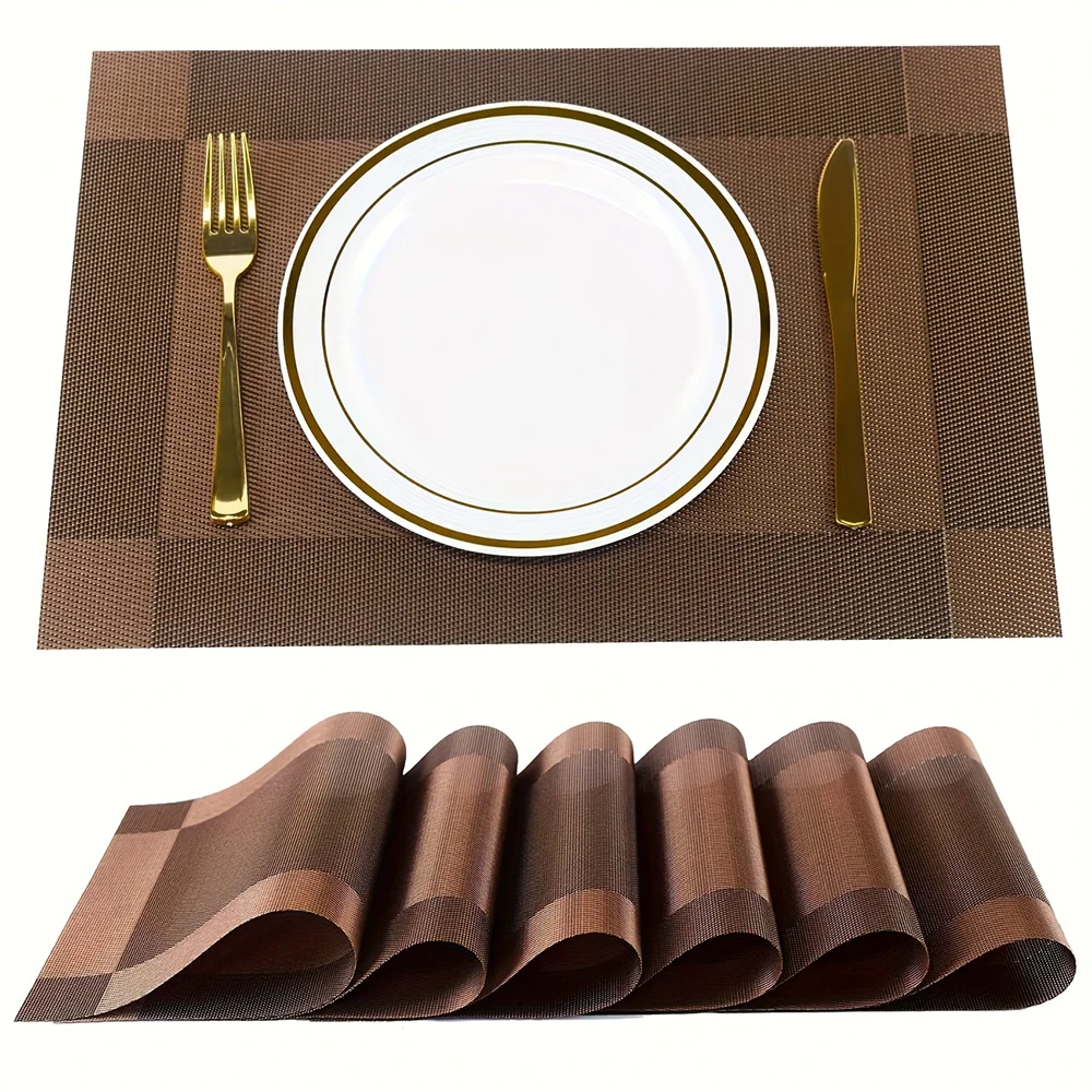 Washable Non-Slip Woven Table Mats