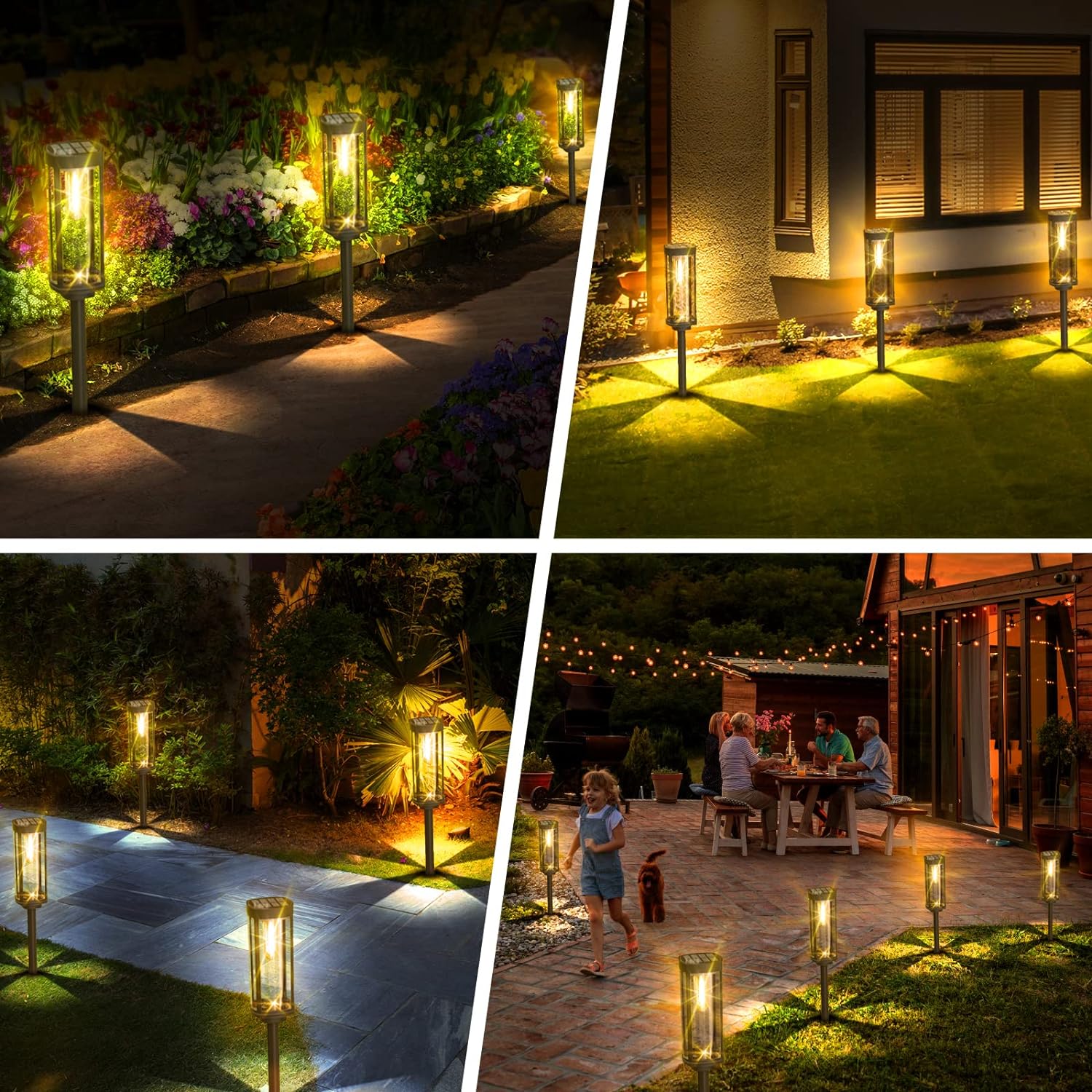 Waterproof Solar Lantern for Garden - Eco-Friendly Outdoor Solar Lamp with LED Light, Easy Installation, and Durable Design