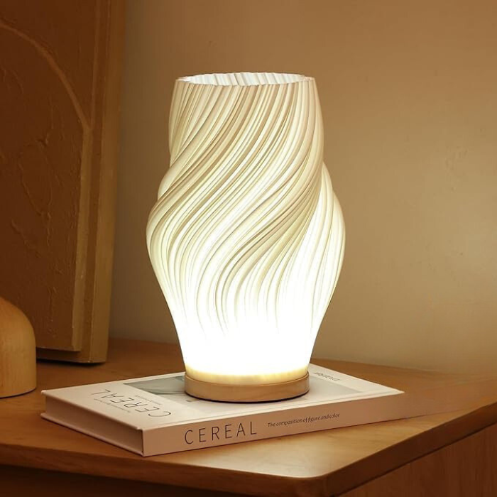 Wavy LED Table Lamp