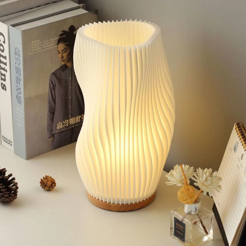 Wavy LED Table Lamp