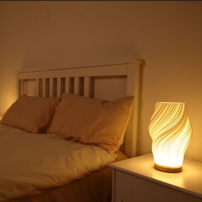 Wavy LED Table Lamp