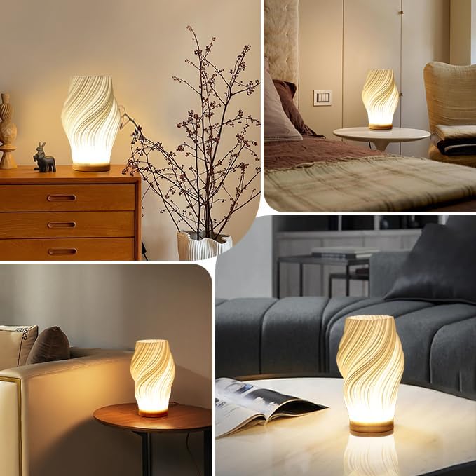 Wavy LED Table Lamp