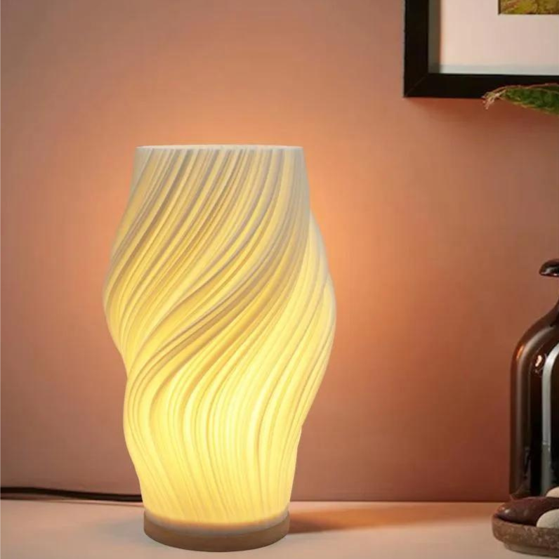 Wavy LED Table Lamp